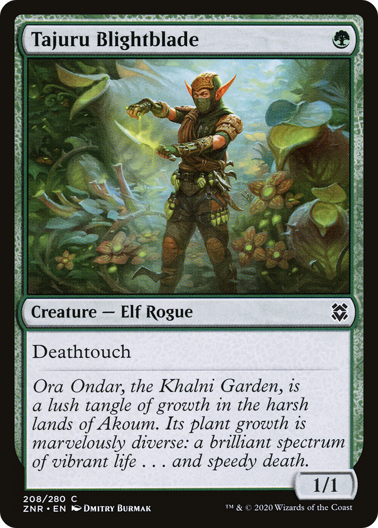 Tajuru Blightblade [Zendikar Rising] Foil
