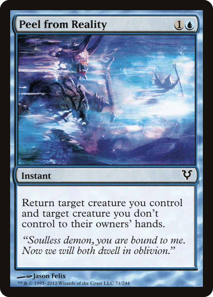 Peel from Reality [Avacyn Restored] Foil
