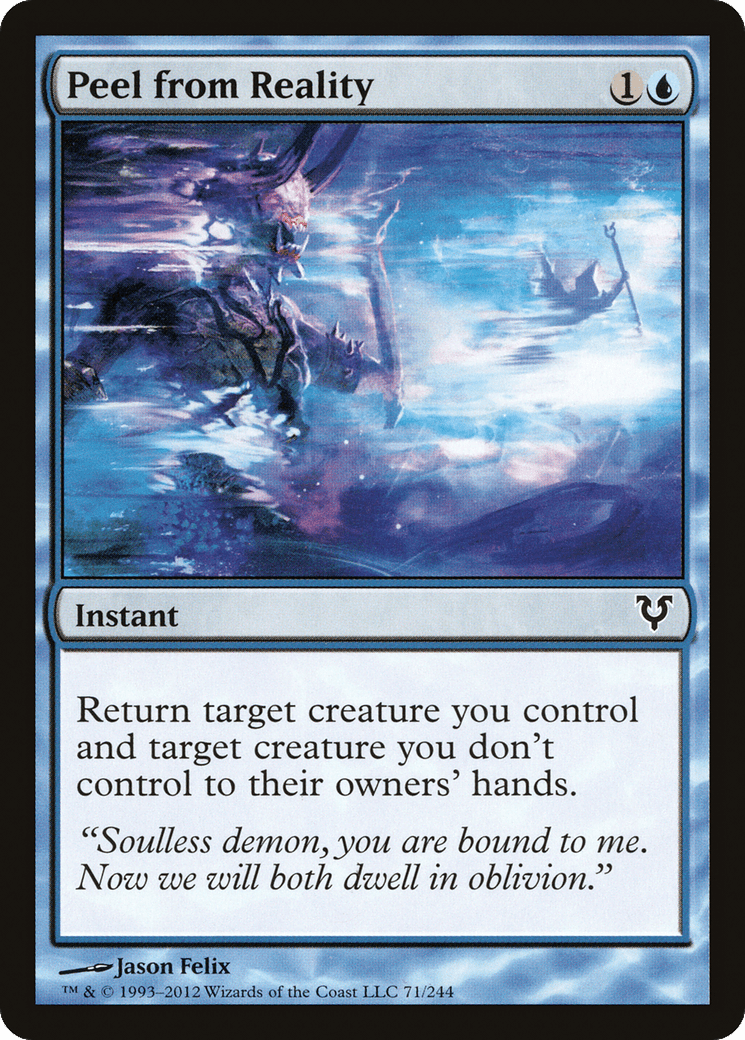 Peel from Reality [Avacyn Restored] Foil