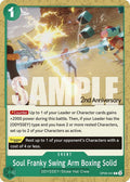 Soul Franky Swing Arm Boxing Solid OP09-041 (Emperors in the New World: 2nd Anniversary Tournament Cards) 