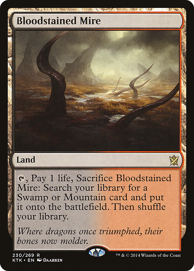 Bloodstained Mire [Khans of Tarkir] Foil