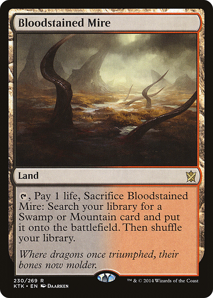 Bloodstained Mire [Khans of Tarkir] Foil