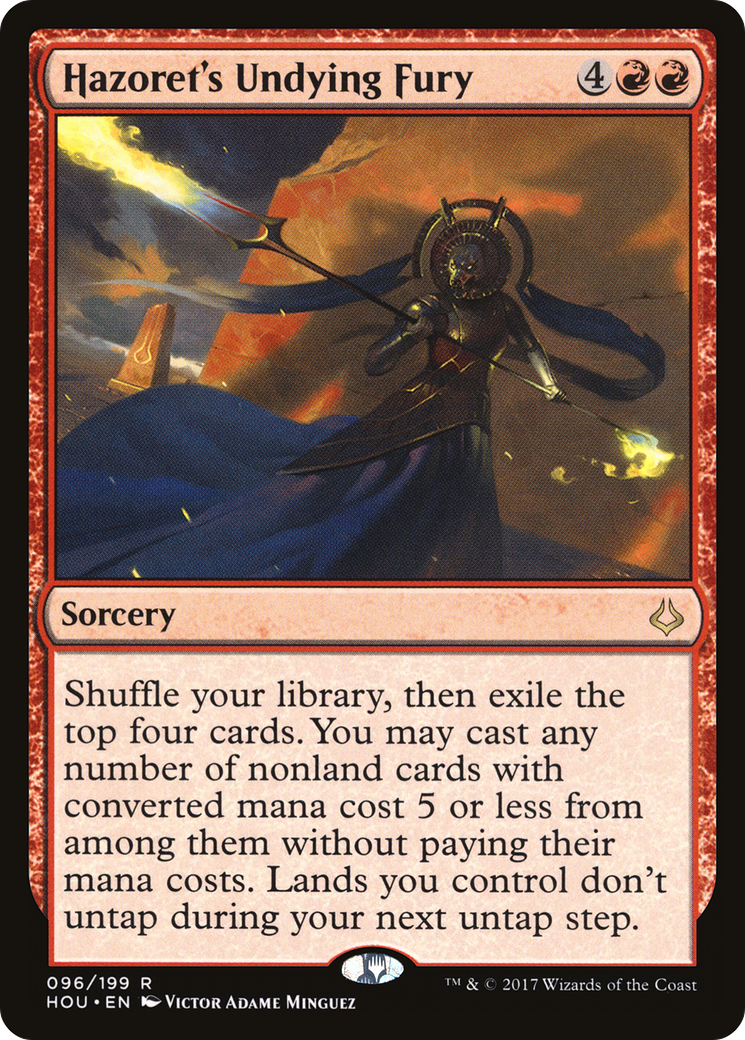 Hazoret's Undying Fury [Hour of Devastation] Foil