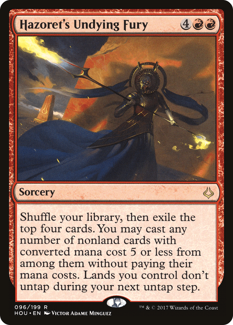 Hazoret's Undying Fury [Hour of Devastation] Foil
