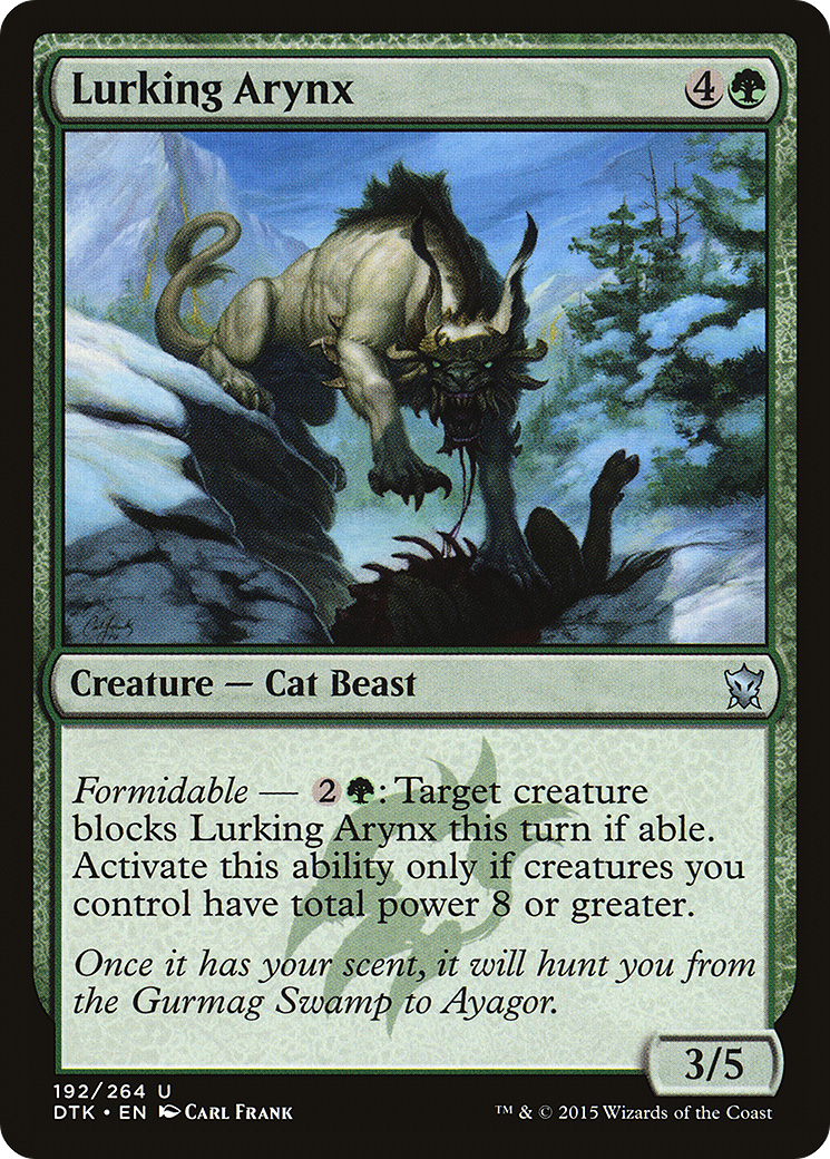 Lurking Arynx [Dragons of Tarkir] Foil