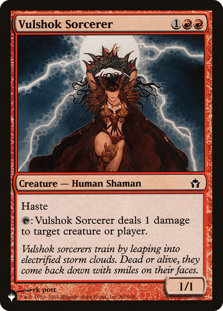 Vulshok Sorcerer |  (5DN-80) [The List]