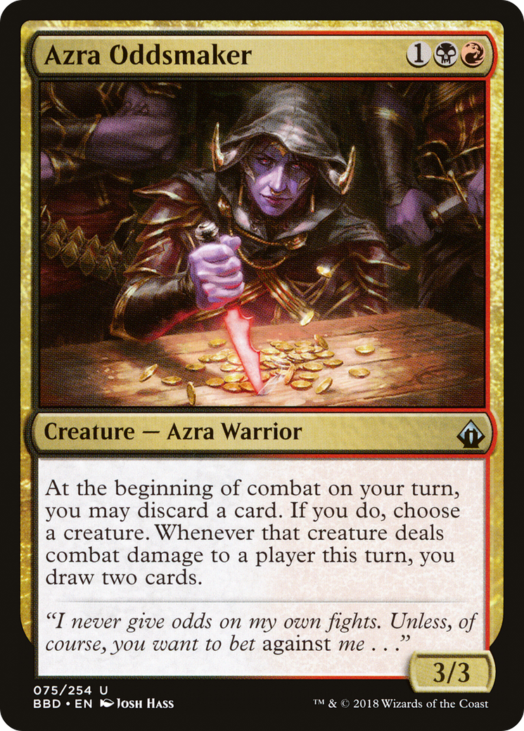 Azra Oddsmaker [Battlebond] Foil