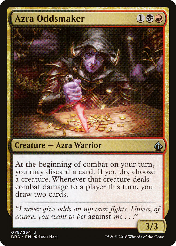 Azra Oddsmaker [Battlebond] Foil