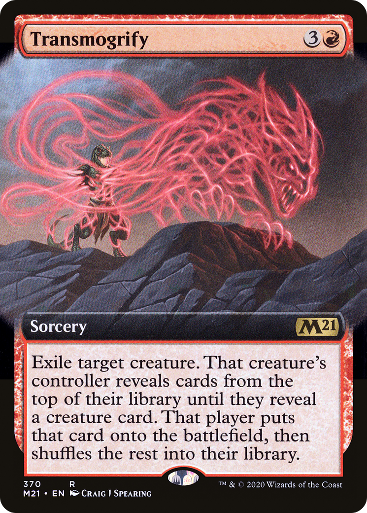 Transmogrify (Extended Art) [Core Set 2021] Foil