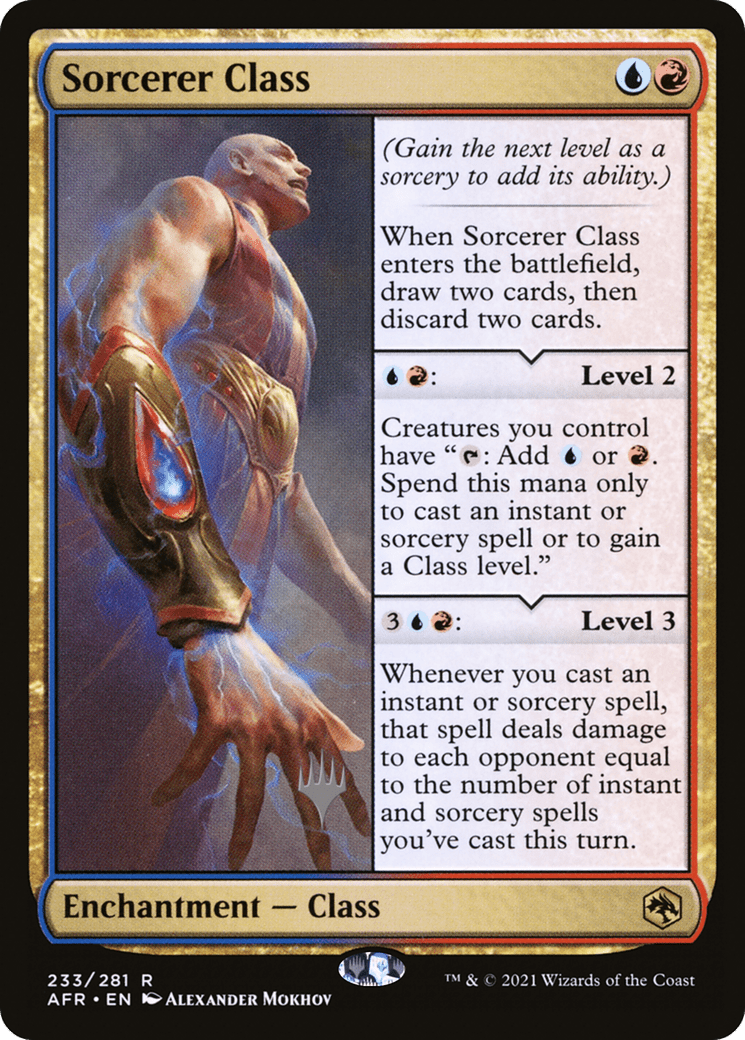 Sorcerer Class (Promo Pack) [Dungeons & Dragons: Adventures in the Forgotten Realms Promos] Foil