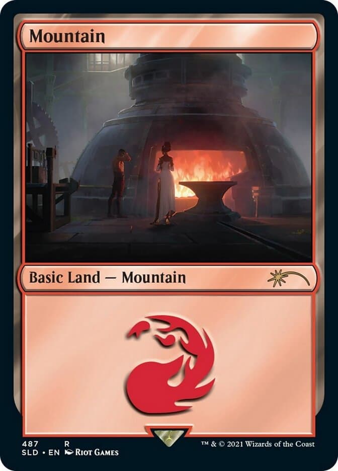 Mountain (487) [Secret Lair Drop Series] Foil