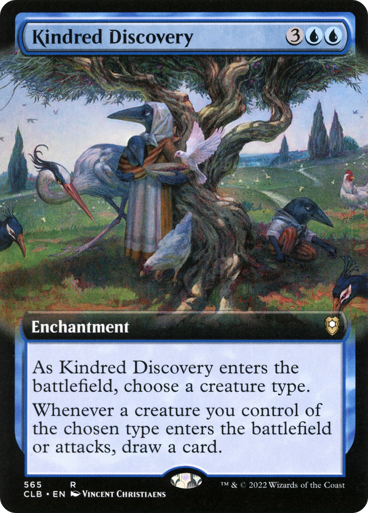 Kindred Discovery (Extended Art) [Commander Legends: Battle for Baldur's Gate] Foil