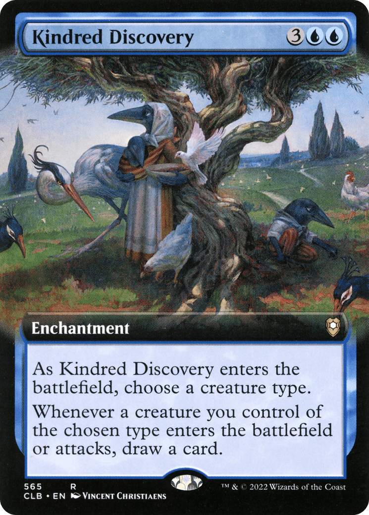 Kindred Discovery (Extended Art) [Commander Legends: Battle for Baldur's Gate] Foil