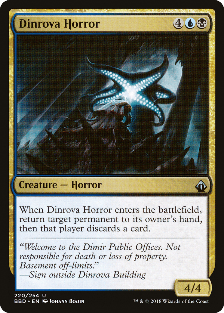 Dinrova Horror [Battlebond] Foil
