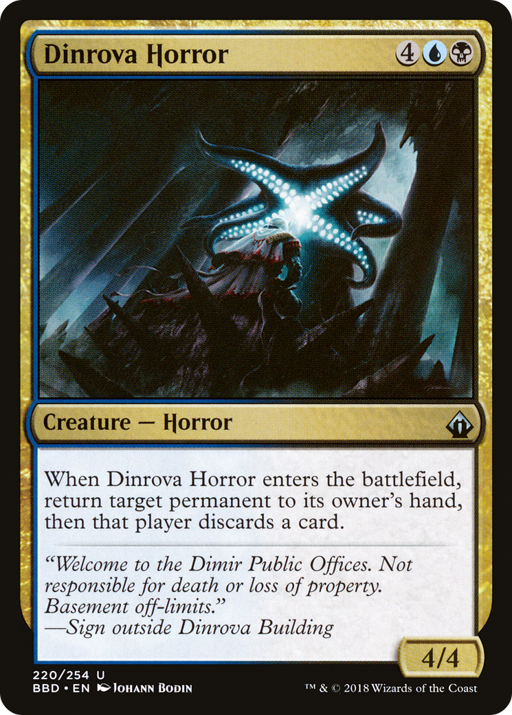 Dinrova Horror [Battlebond] Foil