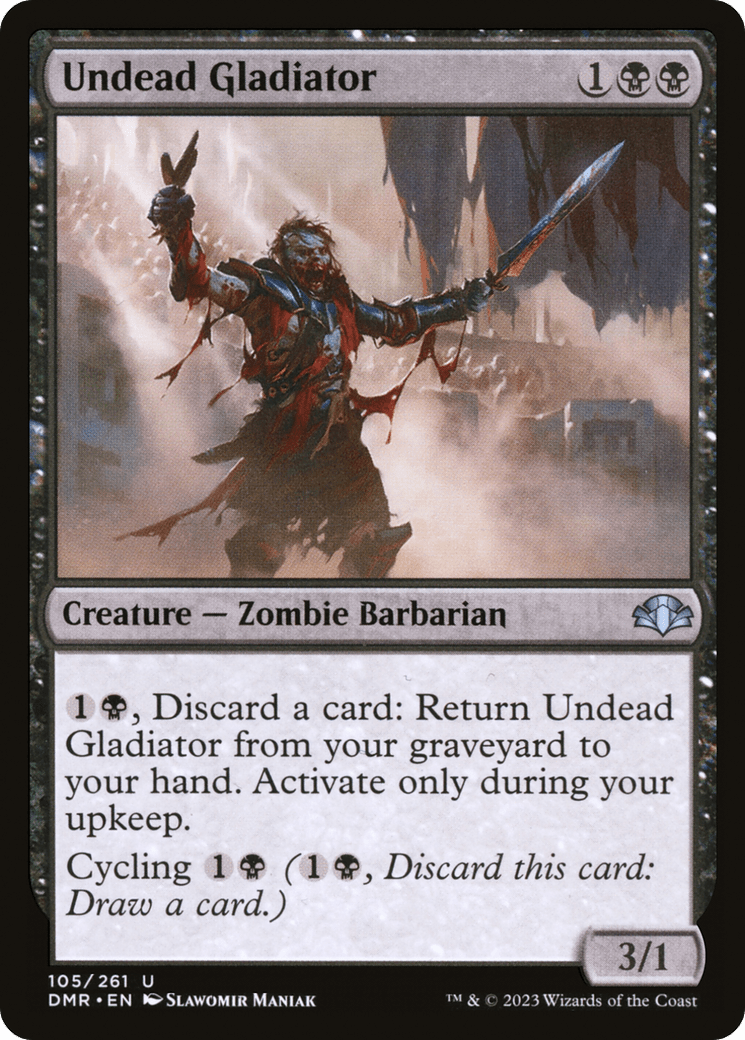 Undead Gladiator [Dominaria Remastered] Foil