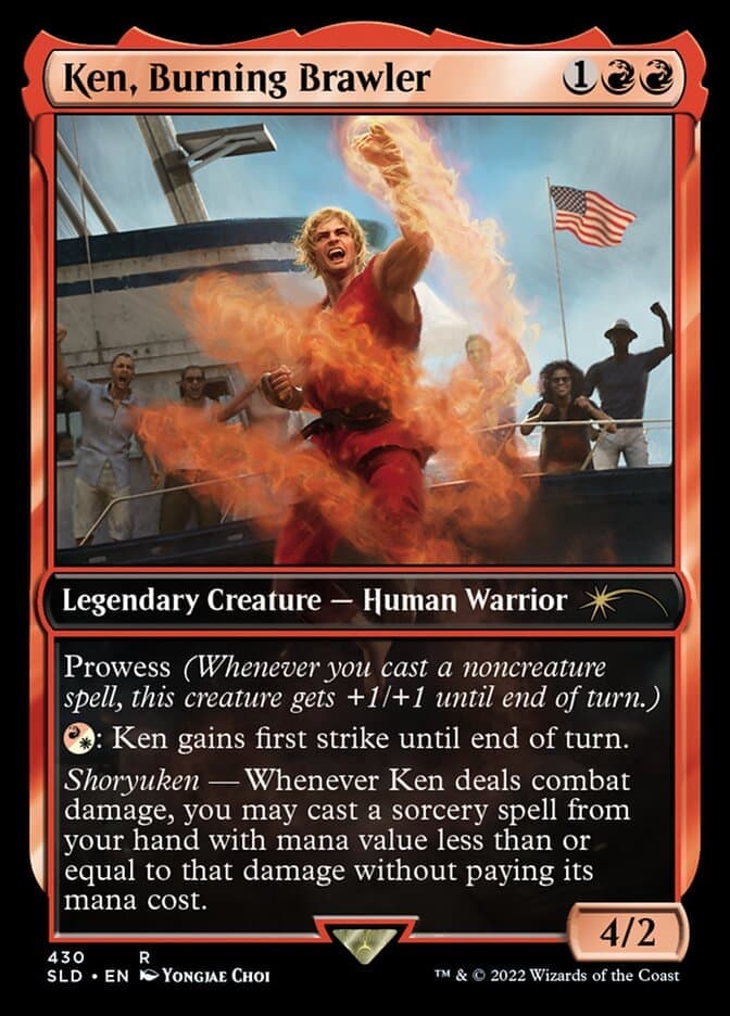 Ken, Burning Brawler [Secret Lair Drop Series] Foil