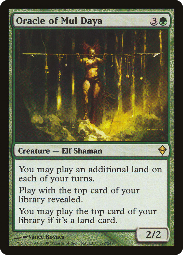 Oracle of Mul Daya [Zendikar] Foil