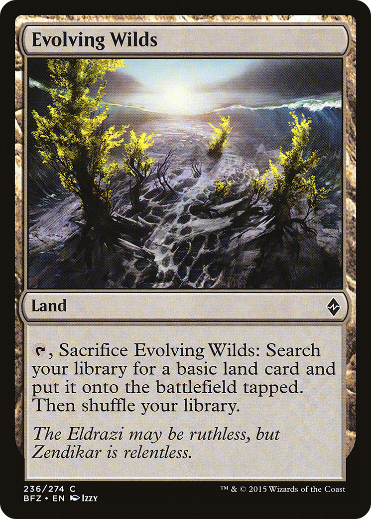 Evolving Wilds [Battle for Zendikar] Foil