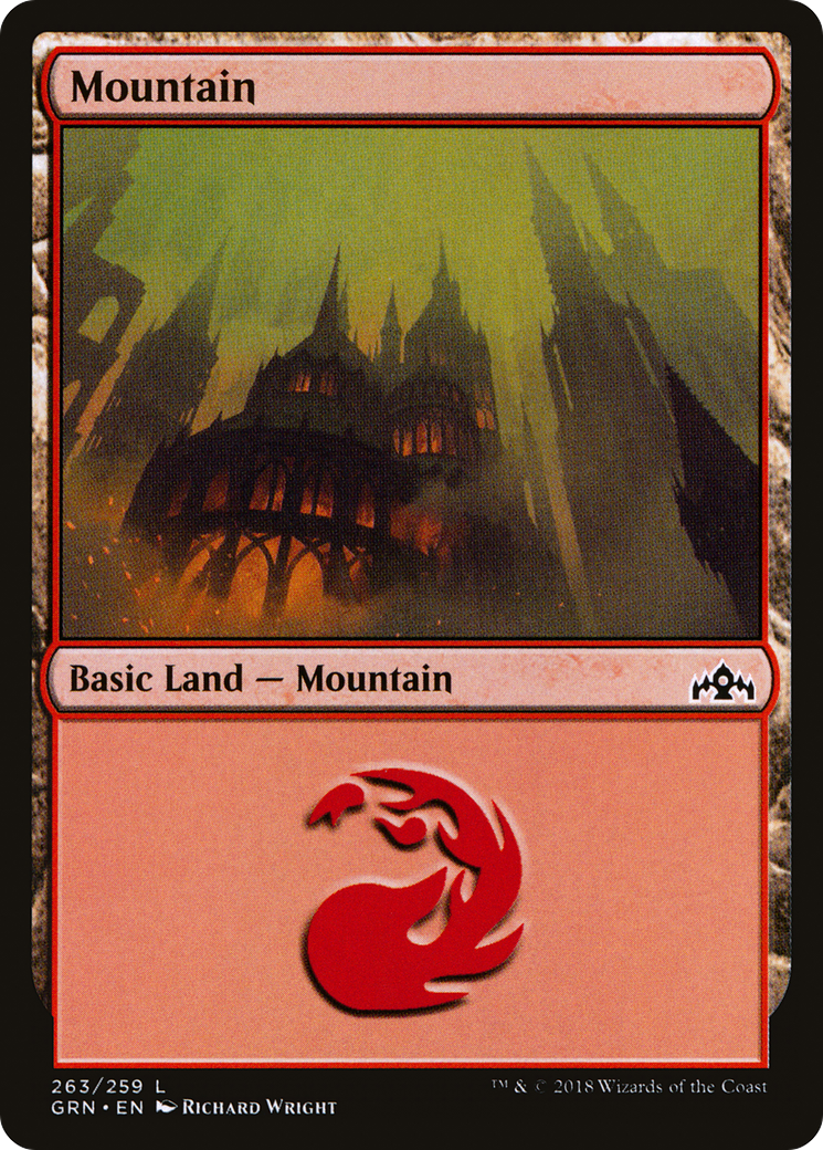 Mountain (263) [Guilds of Ravnica] Foil