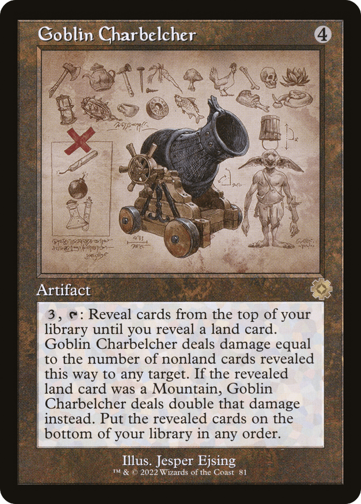 Goblin Charbelcher (Retro Schematic) [The Brothers' War Retro Artifacts] Foil