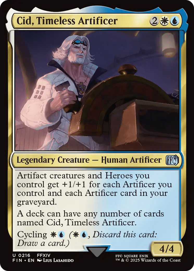 Cid, Timeless Artificer (0216) (216) [FINAL FANTASY]