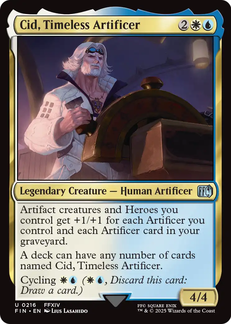 Cid, Timeless Artificer (0216) (216) [FINAL FANTASY]  Foil