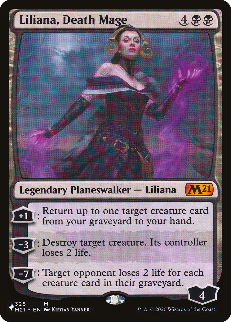 Liliana, Death Mage |  (M21-328) [The List]