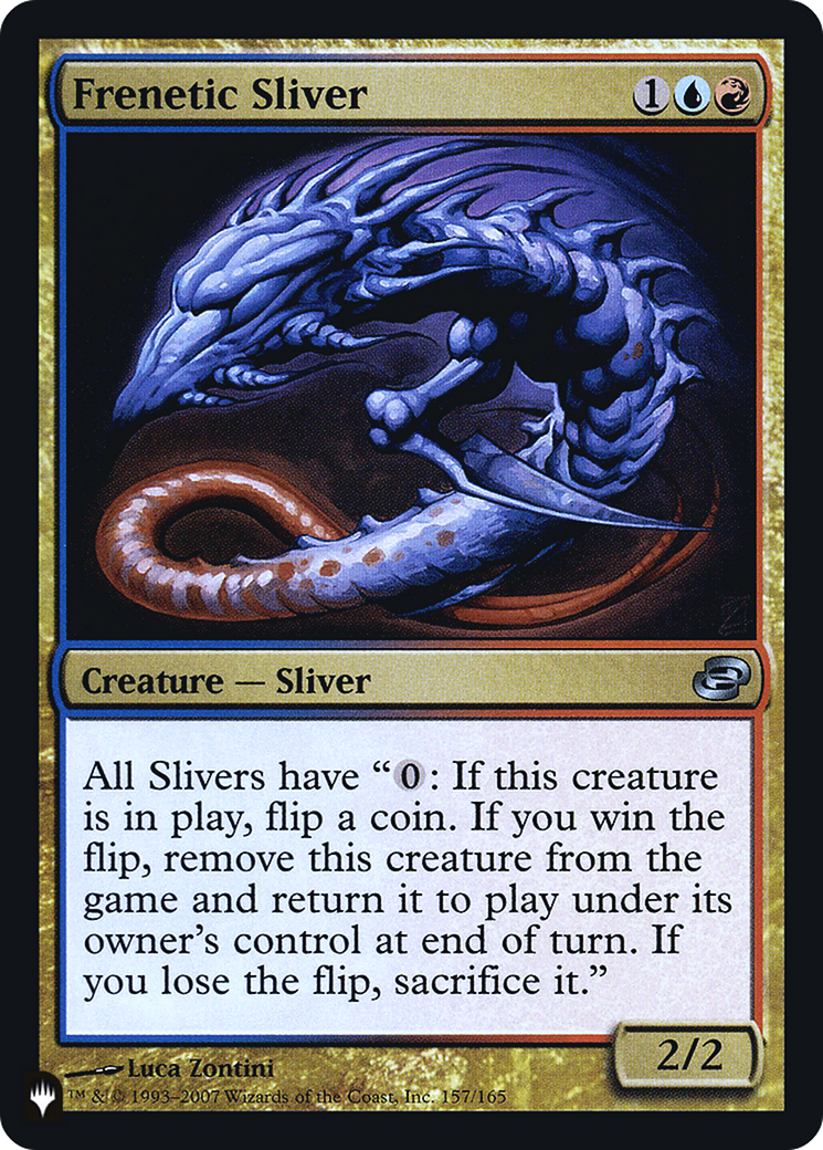 Frenetic Sliver |  (PLC-157) [The List]