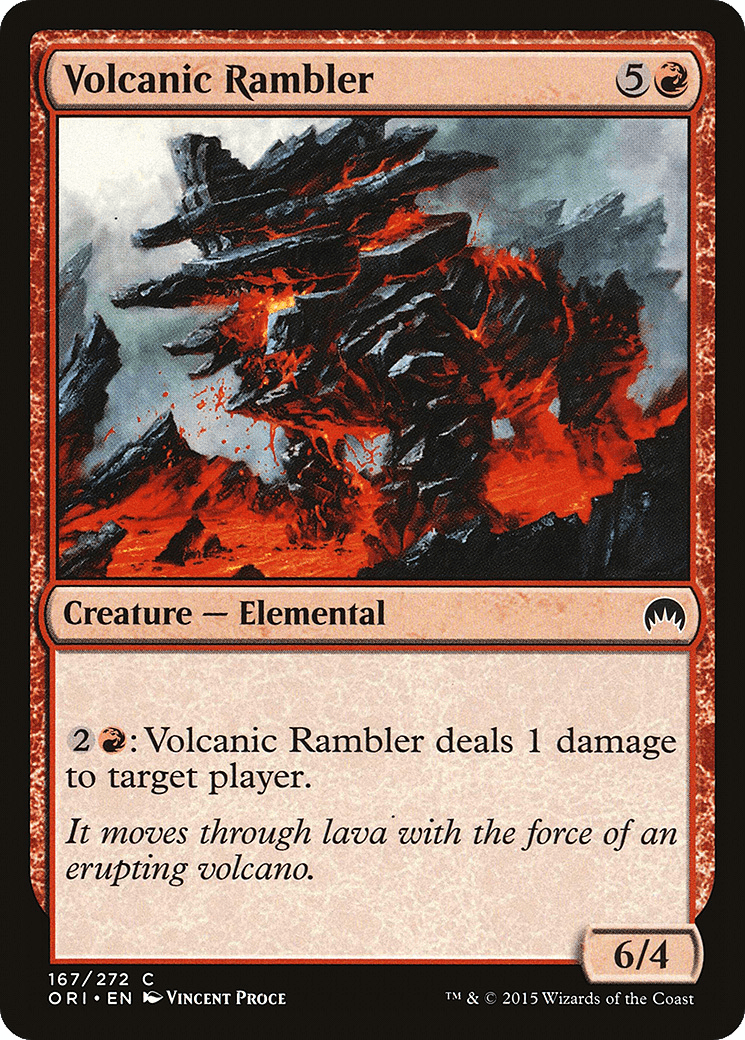 Volcanic Rambler [Magic Origins] Foil