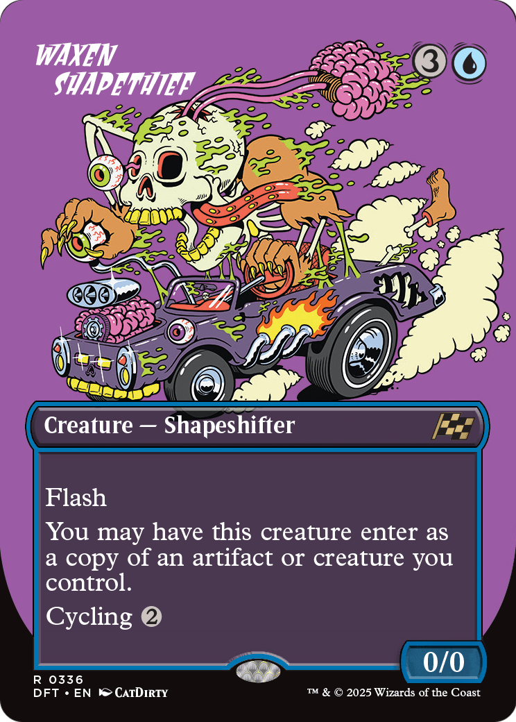 Waxen Shapethief |  Foil (336) [Aetherdrift]