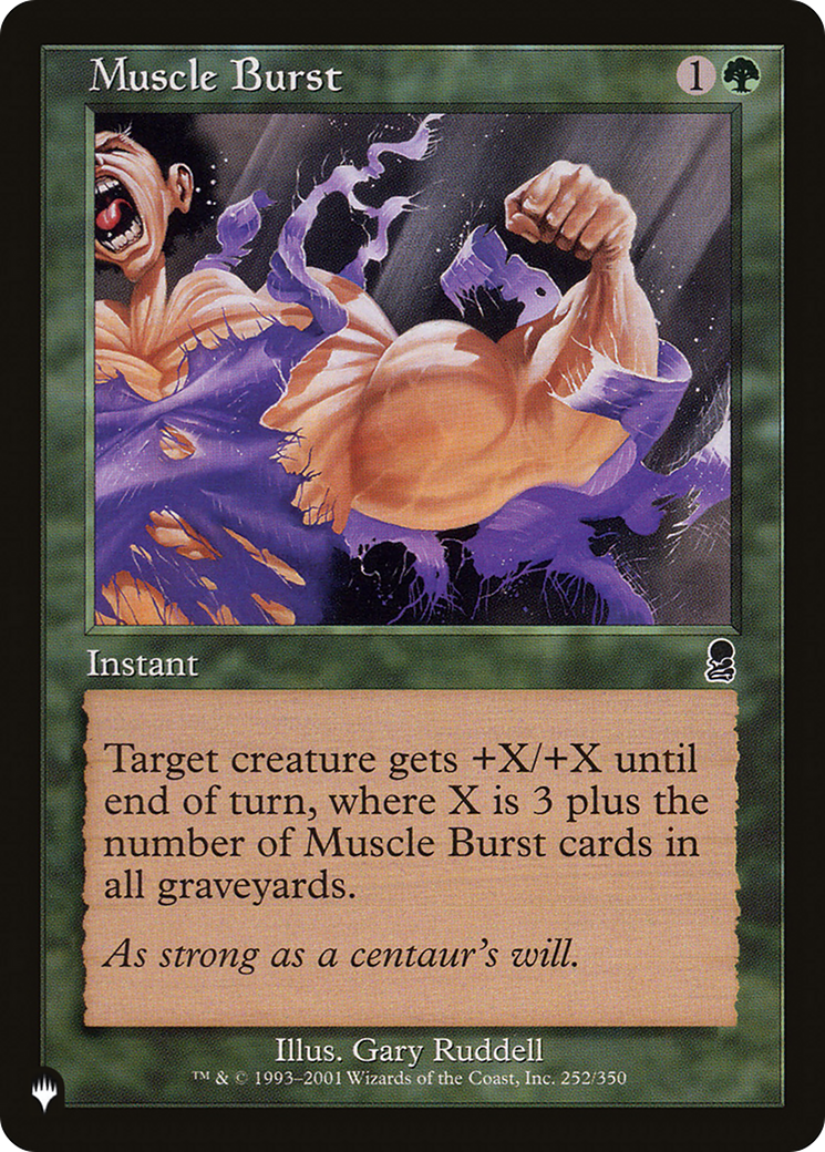 Muscle Burst |  (ODY-252) [The List]