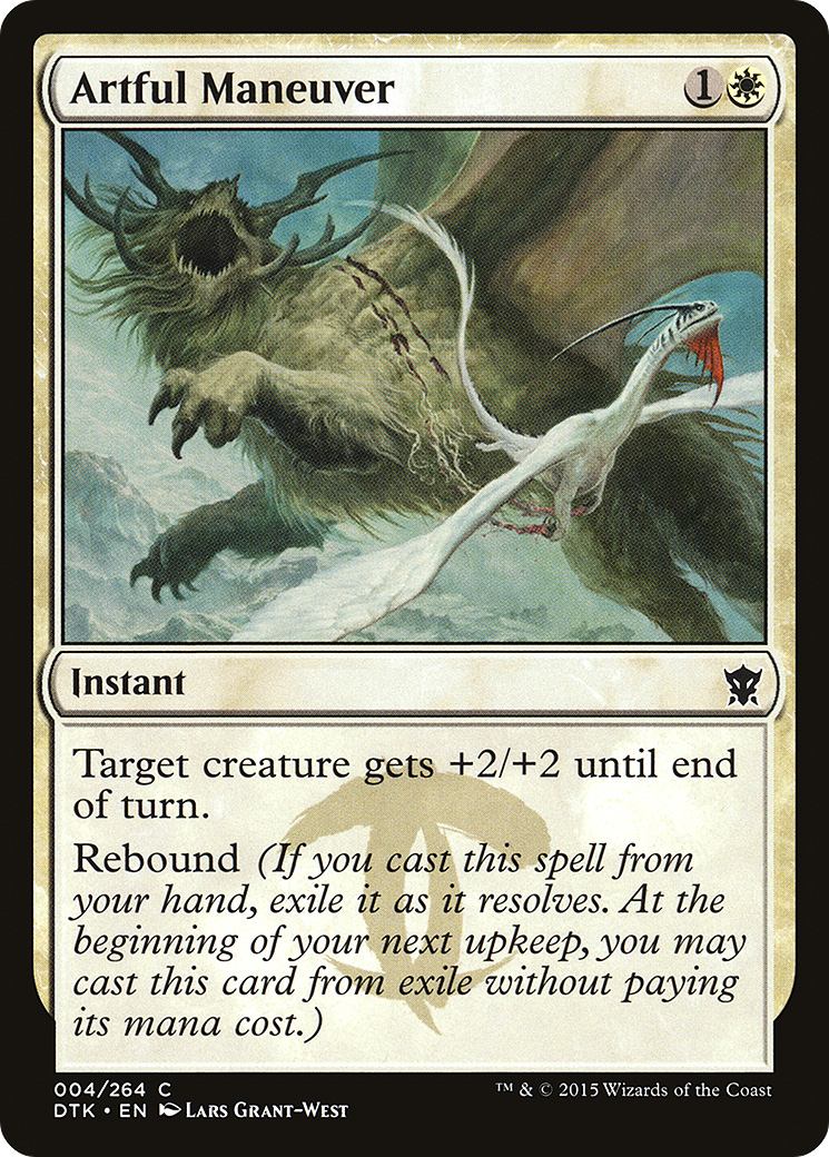 Artful Maneuver [Dragons of Tarkir] Foil