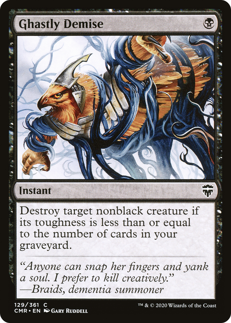 Ghastly Demise [Commander Legends] Foil