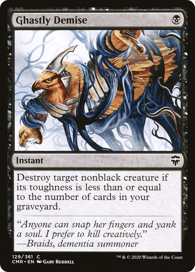 Ghastly Demise [Commander Legends] Foil