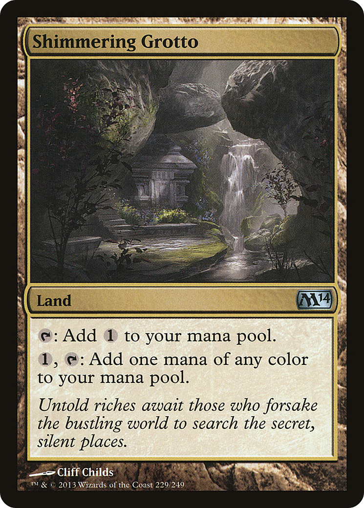 Shimmering Grotto [Magic 2014] Foil