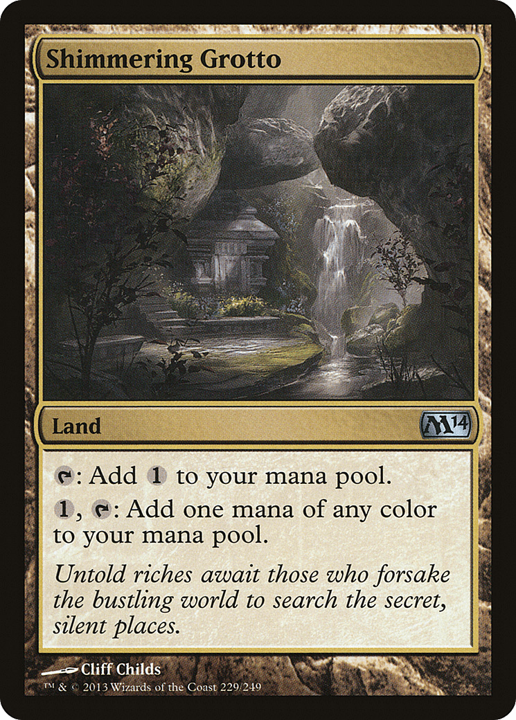 Shimmering Grotto [Magic 2014] Foil
