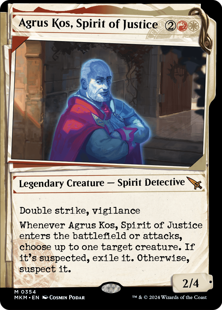 Agrus Kos, Spirit of Justice (Showcase) [Murders at Karlov Manor] Foil