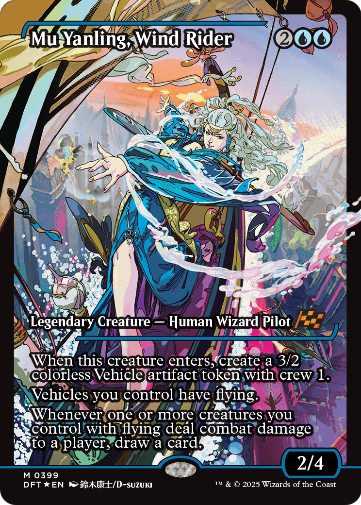 Mu Yanling, Wind Rider |  Foil (399) [Aetherdrift]