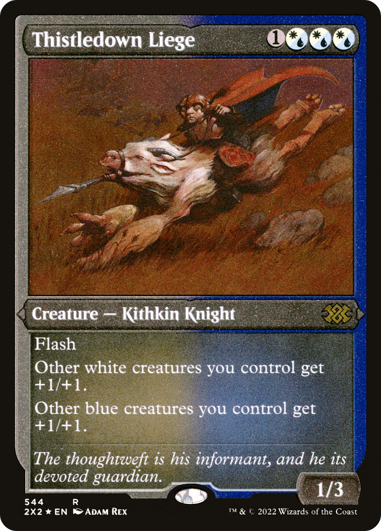 Thistledown Liege |  Foil (544) [Double Masters 2022]