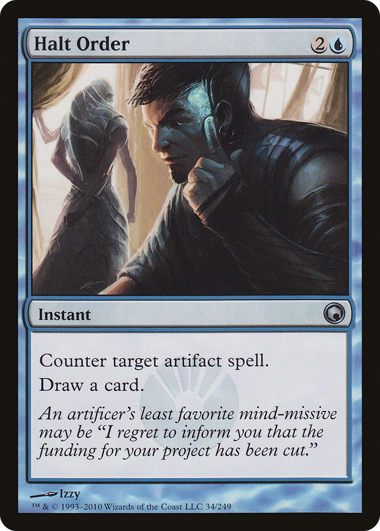 Halt Order [Scars of Mirrodin] Foil