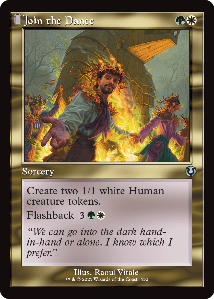 Join the Dance (Retro Frame) (-432) [Innistrad Remastered]  Foil