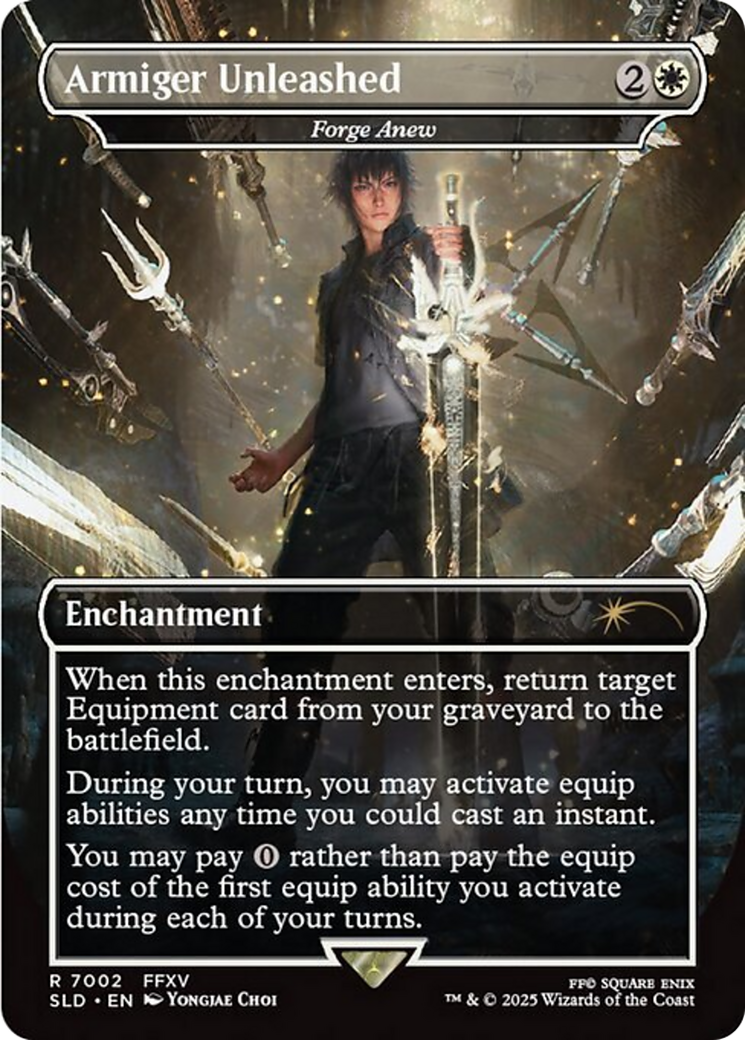 Armiger Unleashed - Forge Anew (Rainbow Foil) (7002) [Secret Lair Drop Series]  Foil