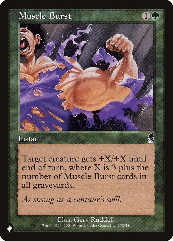 Muscle Burst ODY-252/5075 (The List Reprints) 