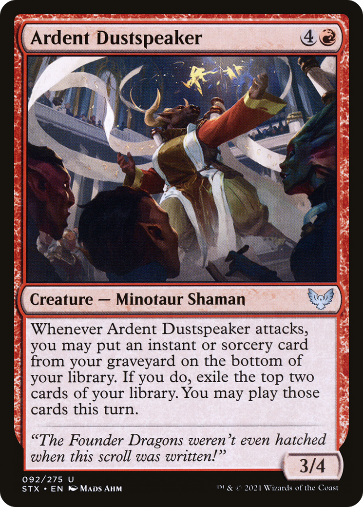 Ardent Dustspeaker [Strixhaven: School of Mages] Foil