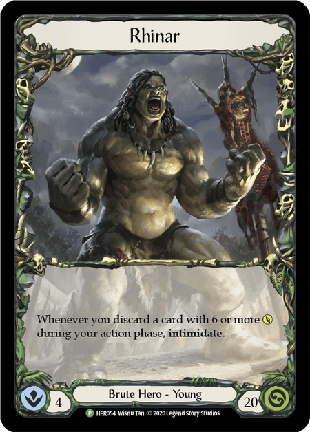 Rhinar [HER054] (Promo)  Cold Foil
