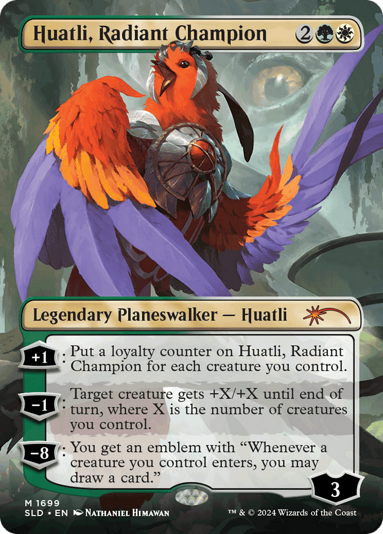 Huatli, Radiant Champion (Rainbow Foil) [Secret Lair Drop Series]