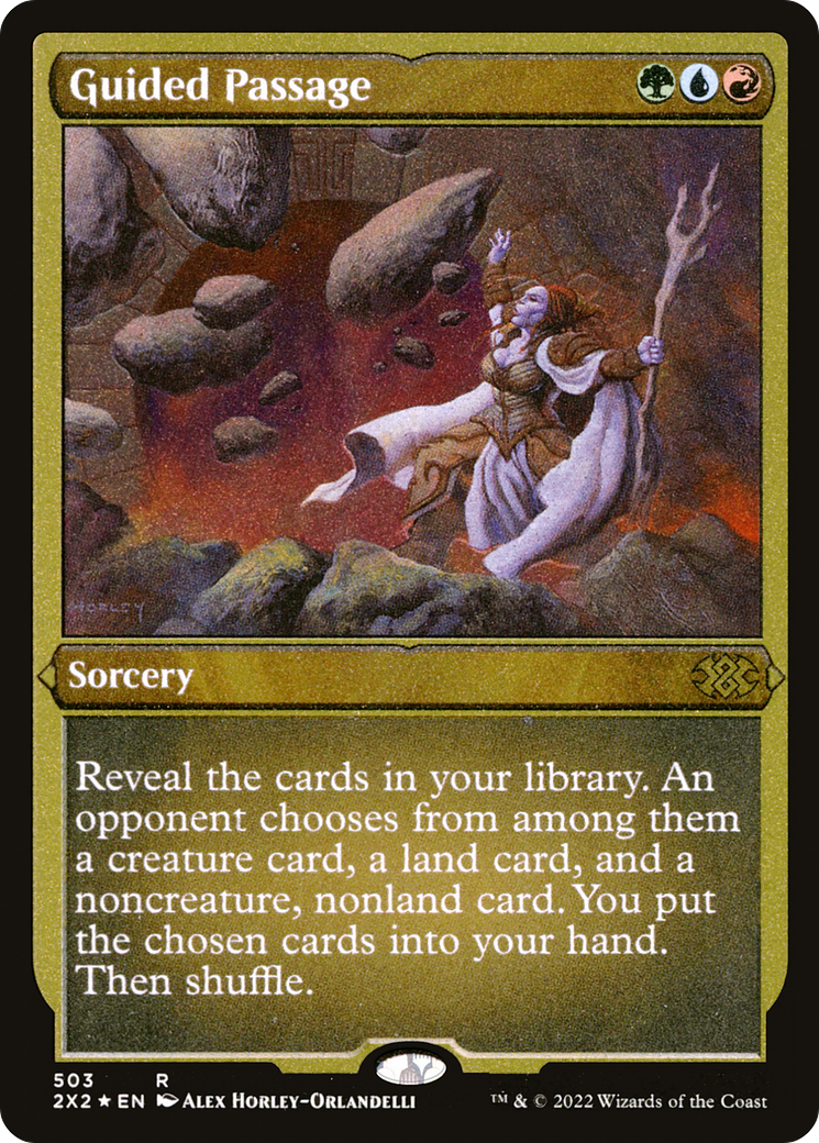 Guided Passage (Foil Etched) |  Foil (503) [Double Masters 2022]