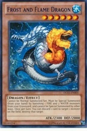 Frost and Flame Dragon (Green) [DL15-EN005] Rare