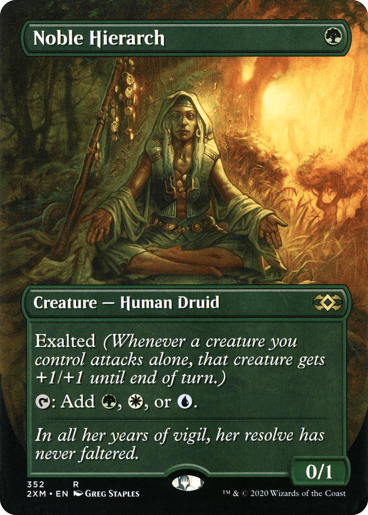 Noble Hierarch (Toppers) [Double Masters] Foil
